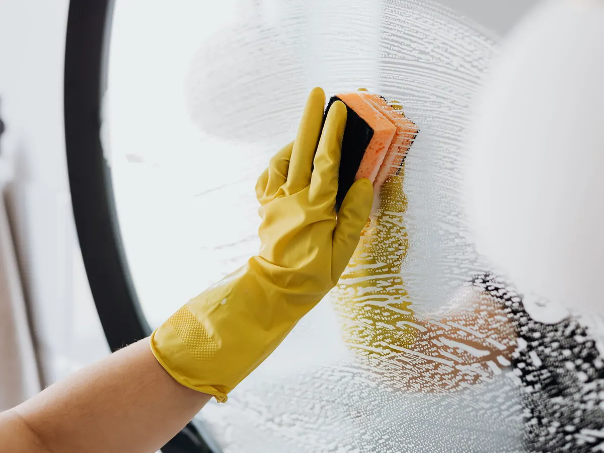 Detailed bathroom cleaning standard